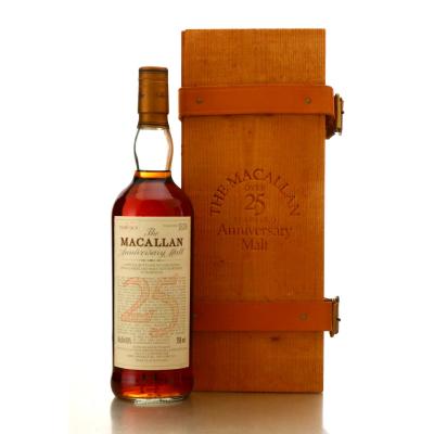 Macallan 25 Year Old Anniversary Malt 75cl early 2000s / US Import