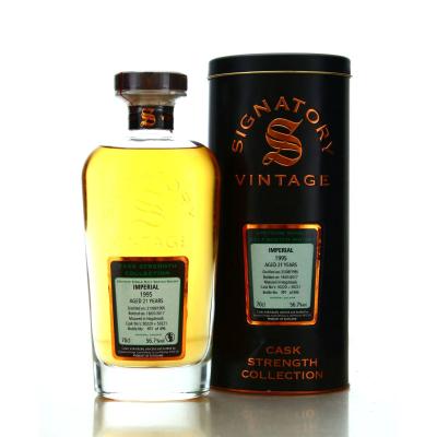 Image for Imperial 1995 Signatory Vintage 21 Year Old Cask Strength