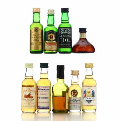 Image for Scotch Whisky Miniature x 9