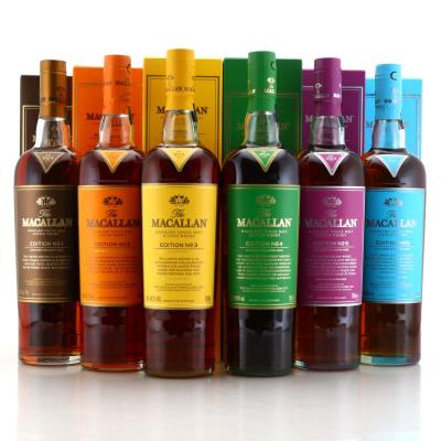 Image for Macallan Edition No.1-6 Collection x 6