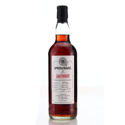Springbank 2019 Springbank Society 5 Year Old / 100 Proof