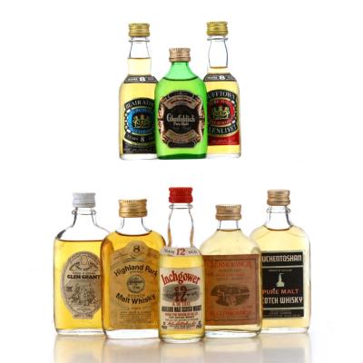Image for Single Malt Miniature x 8 circa 1970s