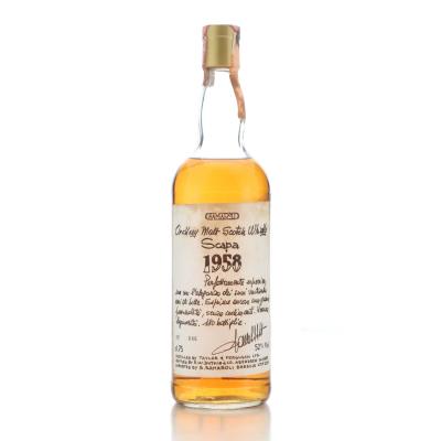Scapa 1958 Samaroli 52% / Handwritten Labels