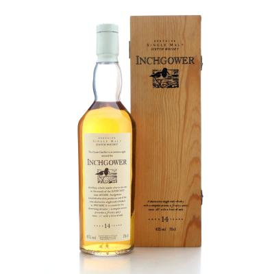 Image for Inchgower 14 Year Old Flora and Fauna White Cap / Wooden Box