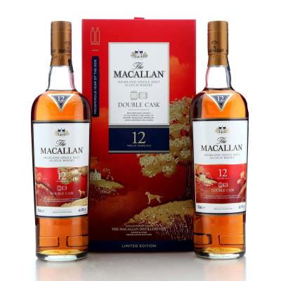 Image for Macallan 12 Year Old Double Cask 2 x 70cl / Year of the Dog