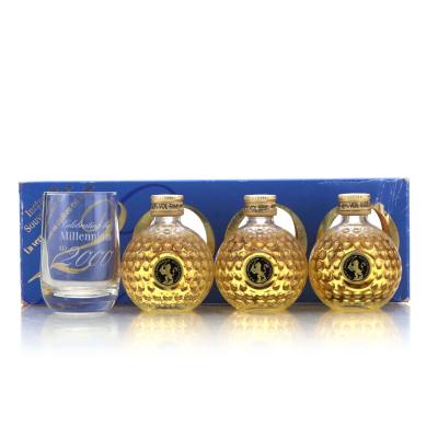 Image for Old St Andrews Golf Ball Miniature / Millennium Gift Pack 3 x 5cl