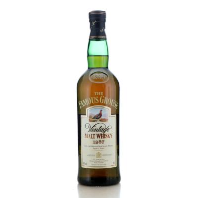 Image for Famous Grouse 1987 Vintage Malt 12 Year Old