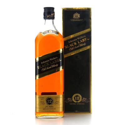 Image for Johnnie Walker 12 Year Old Black Label 1 Litre / Duty Free