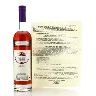 Image for Willett Family Estate 15 Year Old Single Barrel Bourbon #1308 / Dark Side of the Moon