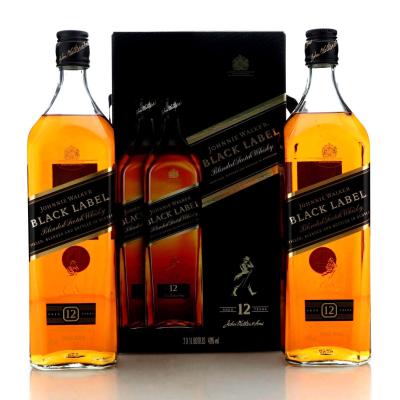 Image for Johnnie Walker Black Label 12 Year Old 2 x 1 Litre