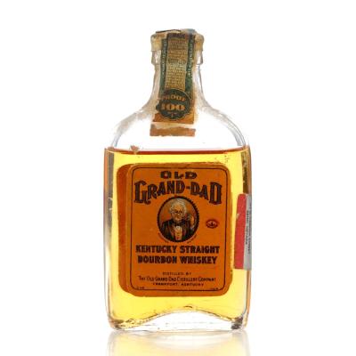 Image for Old Grand-Dad Bottled in Bond Bourbon Miniature circa 1940s