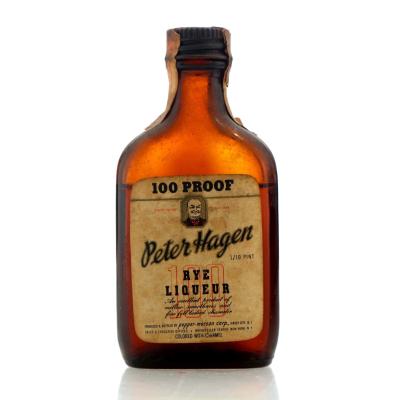 Image for Peter Hagen 100 Proof Rye Liqueur Miniature circa 1940s