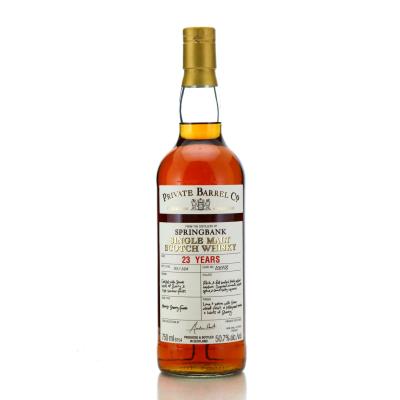 Image for Springbank 23 Year Old Private Barrel Co. 75cl / SA Import