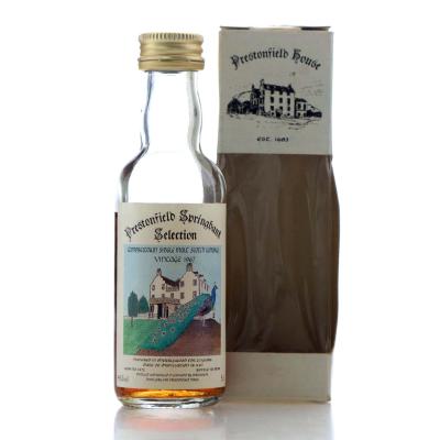 Springbank 1967 Prestonfield House 20 Year Old #1472 Miniature