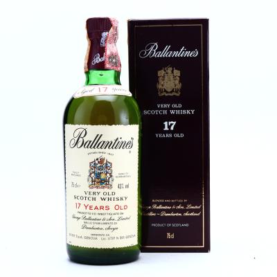 Ballantine's 17 Year Old 1980s