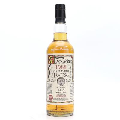 Jura 1988 Blackadder 16 Year Old Raw Cask / Signed