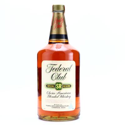 Federal Club Special Reserve American Whiskey 1.75 Litre 1979