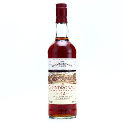 Glendronach 12 Year Old Sherry Casks 1980s / Borco-Marken Import