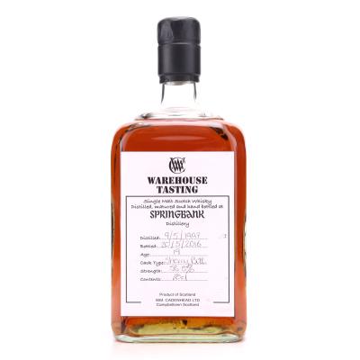 Springbank 1997 Cadenhead's 19 Year Old Warehouse Tasting