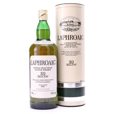 Laphroaig 10 Year Old 1.14 Litre 1980s / Duty Free