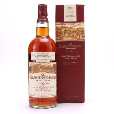 Glendronach 12 Year Old Traditional 1 Litre 1990s