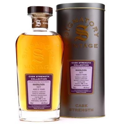 Inverleven 1977 Signatory Vintage 31 Year Old Cask Strength