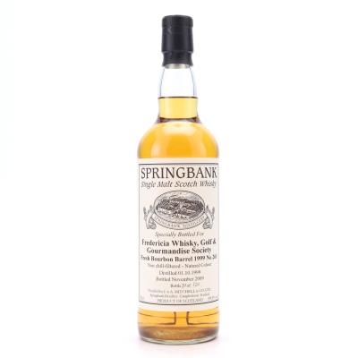 Springbank 1999 Private Cask #261 / Fredericia Society