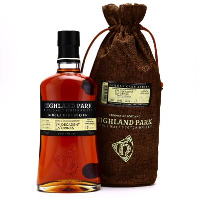 Highland Park 2007 Single Sherry Cask 13 Year Old #4613/ Decadent Drinks