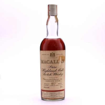 Macallan Campbell, Hope and King 80 Proof / circa 1955-57 vintage - Rinaldi Import