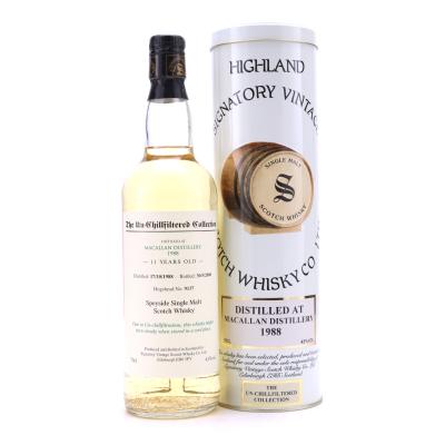 Macallan 1988 Signatory Vintage 11 Year Old