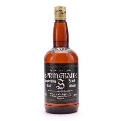 Springbank 1950 Cadenhead's 30 Year Old