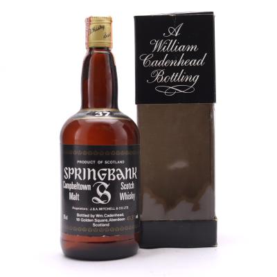 Springbank 37 Year Old Cadenhead's 1980s