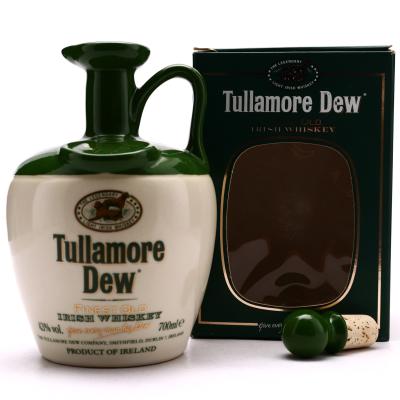 Tullamore Dew Finest Old Irish Whiskey Decanter 1990s