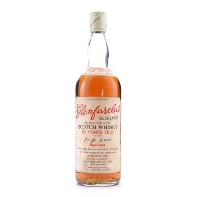 Glenfarclas 12 Year Old Grant Bonding Co 1970s / Mr L.E. Martindill