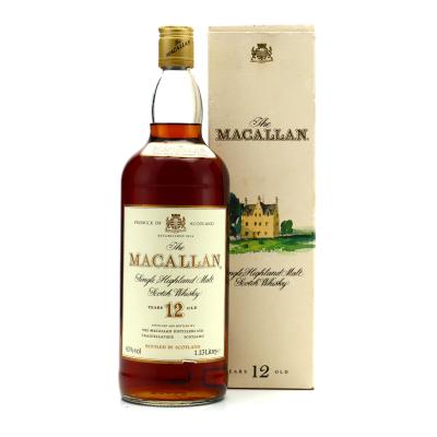 Macallan 12 Year Old 1.13 Litre 1990s / US Import