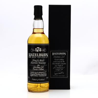 Hazelburn Christmas 2003 Private Bottling