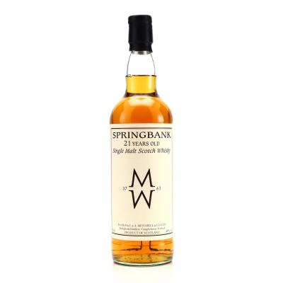 Springbank 1989 Private Cask 21 Year Old #509 / 37 63 MW