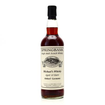 Springbank 10 Year Old Private Cask / Michael's Whisky