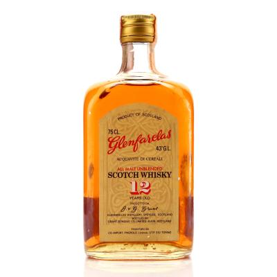 Glenfarclas 12 Year Old Grant Bonding Co 1970s / Edward and Edward