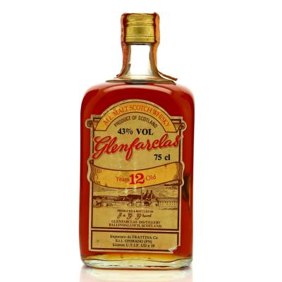 Glenfarclas 12 Year Old 1980s / Frattina Import