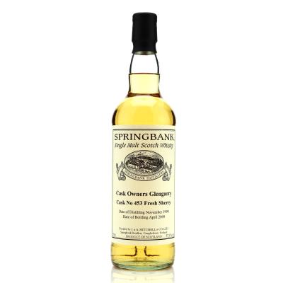 Springbank 1998 Private Sherry Cask #453 / Glengarry