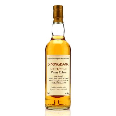 Springbank 1989 Private Edition 17 Year Old