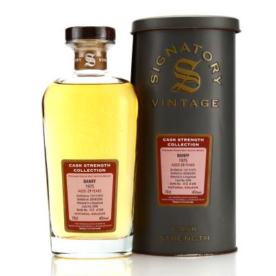 Banff 1975 Signatory Vintage 29 Year Old Cask Strength