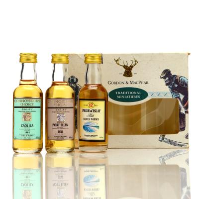 Gordon and MacPhail Connoisseurs Choice Miniature x 3