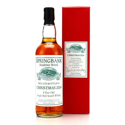 Springbank Madeira Wood Christmas 2004