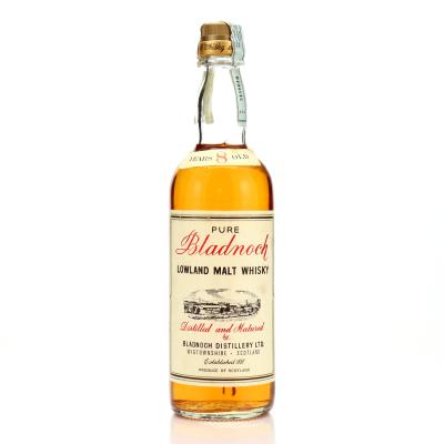 Bladnoch 8 Year Old Pure Malt 1970s / Mundial de Vinhos Import