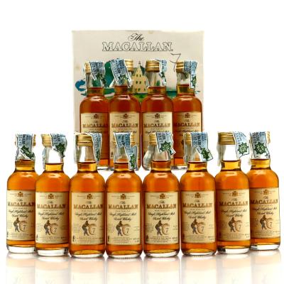 Macallan 7 Year Old Armando Giovinetti Special Selection Miniatures x 12