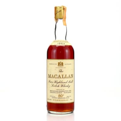 Macallan 1962 Campbell, Hope and King 80 Proof
