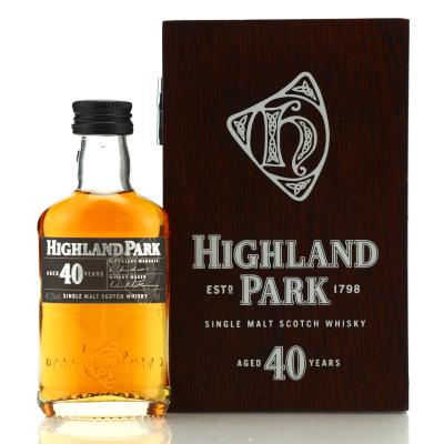 Highland Park 40 Year Old Miniature