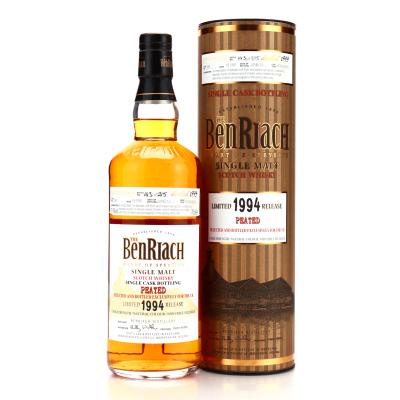 Benriach 1994 Peated Single Cask 19 Year Old #286 / UK